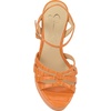 image:imageJessica Simpson Itzari Double Platform Heeled SandalsBright Tangerine