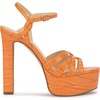 image:imageJessica Simpson Itzari Double Platform Heeled SandalsBright Tangerine