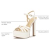 image:imageJessica Simpson Itzari Double Platform Heeled SandalsBright White