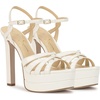 image:imageJessica Simpson Itzari Double Platform Heeled SandalsBright White
