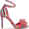 image:imageJessica Simpson Janivah Floral Embellished High Heel SandalsMulti Paisley Pop Print Satin