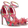 image:imageJessica Simpson Janivah Floral Embellished High Heel SandalsMulti Paisley Pop Print Satin
