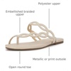 image:imageJessica Simpson Womens AloniSoft Ivory Shimmer Sand