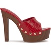 image:imageJessica Simpson Womens Cynlia Studded Platform SandalRed Muse Gator Lux