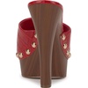 image:imageJessica Simpson Womens Cynlia Studded Platform SandalRed Muse Gator Lux
