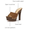 image:imageJessica Simpson Womens Cynlia Studded Platform SandalTuscan Tan Supreme Microsuede