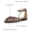 image:imageJessica Simpson Womens EuleanNatural Dolly Leopard Satin