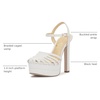 image:imageJessica Simpson Womens Inaia Braided Double Platform SandalBright White