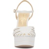 image:imageJessica Simpson Womens Inaia Braided Double Platform SandalBright White