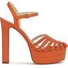 image:imageJessica Simpson Womens Inaia Braided Double Platform SandalTangerine