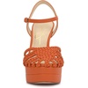 image:imageJessica Simpson Womens Inaia Braided Double Platform SandalTangerine