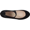 image:imageJessica Simpson Womens Mandayss Cross Strap Ballet FlatBlack Micro Suede