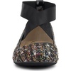 image:imageJessica Simpson Womens Mandayss Cross Strap Ballet FlatBlack Sparkle Tweed