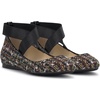 image:imageJessica Simpson Womens Mandayss Cross Strap Ballet FlatBlack Sparkle Tweed