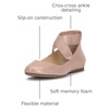 image:imageJessica Simpson Womens Mandayss Cross Strap Ballet FlatBlush