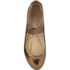 image:imageJessica Simpson Womens Mandayss Cross Strap Ballet FlatBronze Mirror Metallic
