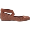 image:imageJessica Simpson Womens Mandayss Cross Strap Ballet FlatBurnt Umber Quilted Leather