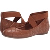 image:imageJessica Simpson Womens Mandayss Cross Strap Ballet FlatBurnt Umber Quilted Leather