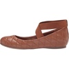 image:imageJessica Simpson Womens Mandayss Cross Strap Ballet FlatBurnt Umber Quilted Leather
