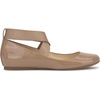 image:imageJessica Simpson Womens Mandayss Cross Strap Ballet FlatChai Latte Crinkle Patent