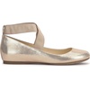 image:imageJessica Simpson Womens Mandayss Cross Strap Ballet FlatChampagne