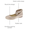 image:imageJessica Simpson Womens Mandayss Cross Strap Ballet FlatChampagne