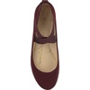 image:imageJessica Simpson Womens Mandayss Cross Strap Ballet FlatDark Cherry Sateen