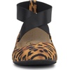 image:imageJessica Simpson Womens Mandayss Cross Strap Ballet FlatNatural Tiger Print