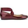 image:imageJessica Simpson Womens Mandayss Cross Strap Ballet FlatOxblood