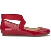 image:imageJessica Simpson Womens Mandayss Cross Strap Ballet FlatRed Muse