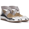 image:imageJessica Simpson Womens Mandayss Cross Strap Ballet FlatSilver