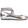 image:imageJessica Simpson Womens Mandayss Cross Strap Ballet FlatSilver