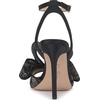 image:imageJessica Simpson Womens Olivine Bow Heeled SandalBlackPewter Lurex Lace