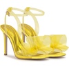 image:imageJessica Simpson Womens Olivine Bow Heeled SandalBright Yellow Tpu