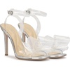 image:imageJessica Simpson Womens Olivine Bow Heeled SandalClearSilver Tpu