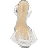 image:imageJessica Simpson Womens Olivine Bow Heeled SandalClearSilver Tpu