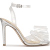 image:imageJessica Simpson Womens Olivine Bow Heeled SandalClearSilver Tpu