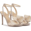 image:imageJessica Simpson Womens Olivine Bow Heeled SandalPale Champagne Sparkle Lace