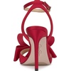 image:imageJessica Simpson Womens Olivine Bow Heeled SandalRed Muse