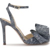 image:imageJessica Simpson Womens Olivine Bow Heeled SandalShadow Blue