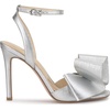 image:imageJessica Simpson Womens Olivine Bow Heeled SandalSilver Metallic