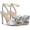image:imageJessica Simpson Womens Olivine Bow Heeled SandalSilver Metallic