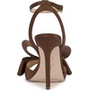image:imageJessica Simpson Womens Olivine Bow Heeled SandalToasted Pecan Matte Satin
