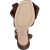 image:imageJessica Simpson Womens Olivine Bow Heeled SandalToasted Pecan Matte Satin
