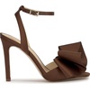 image:imageJessica Simpson Womens Olivine Bow Heeled SandalToasted Pecan Matte Satin