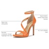 image:imageJessica Simpson Womens Rayli Ankle Strap Heeled SandalBright Tange