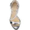 image:imageJessica Simpson Womens Rayli Ankle Strap Heeled SandalSilver Mirror Metallic