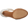 image:imageJessica Simpson Womens Rayli Ankle Strap Heeled SandalSilver Sparkle Mesh