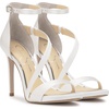 image:imageJessica Simpson Womens Rayli Ankle Strap Heeled SandalWhite Satin