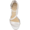 image:imageJessica Simpson Womens Rayli Ankle Strap Heeled SandalWhite Satin